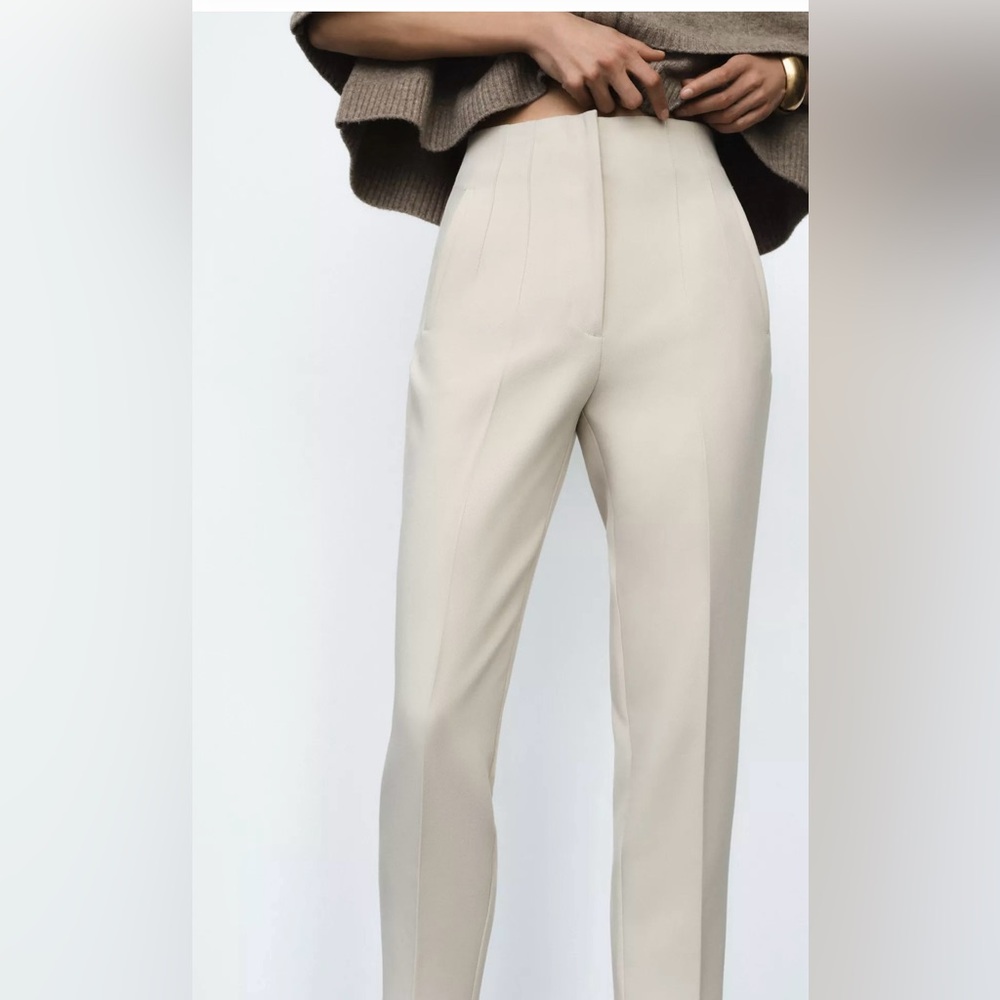 Zara High-Waisted Trousers - New